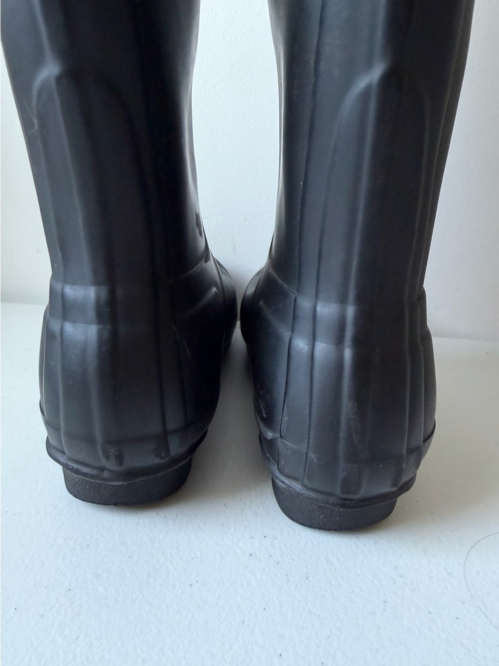 Hunter Matte Black Tall Rain Boots Size US 8 / UK 6 - Picture 7 of 16